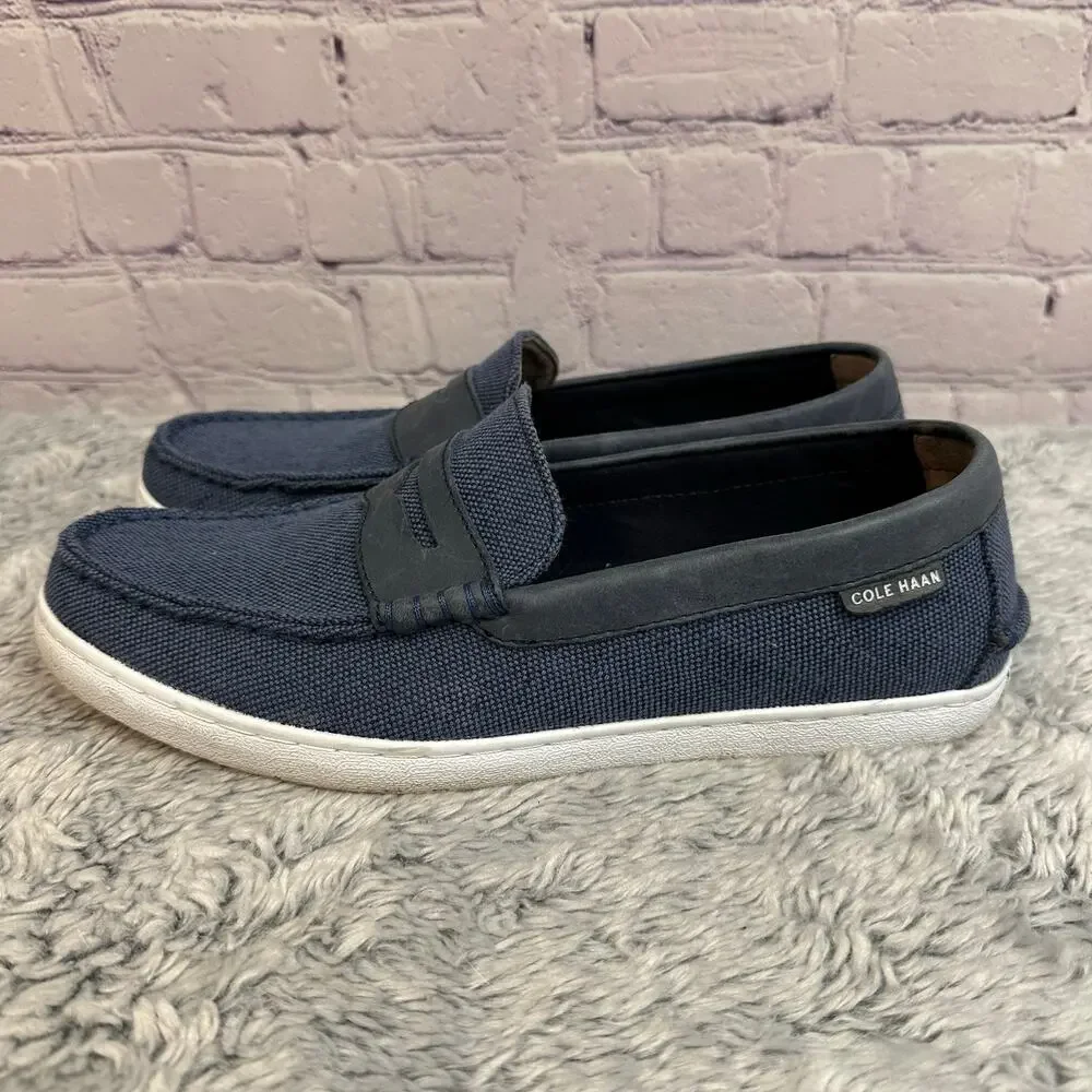 Cole Haan Pinch Weekender Loafers Navy Blue Men's 8.5M Casual Comfort Everyday